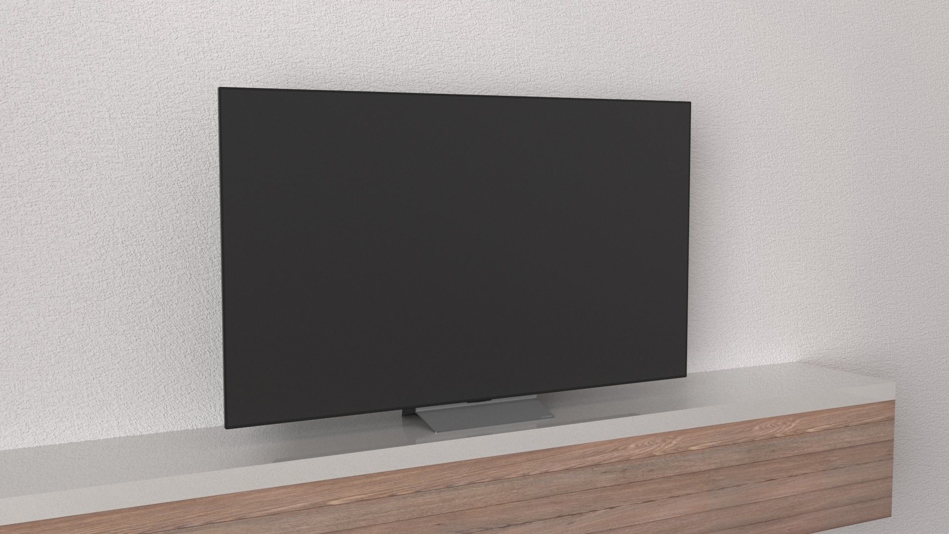 TV LG OLED evo 2022 3d model Low-poly 3D model_7