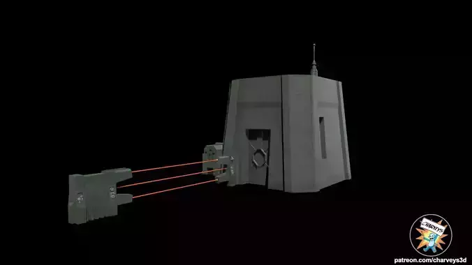 Star Wars Imperial Mapuzo Checkpoint Diorama for action figures