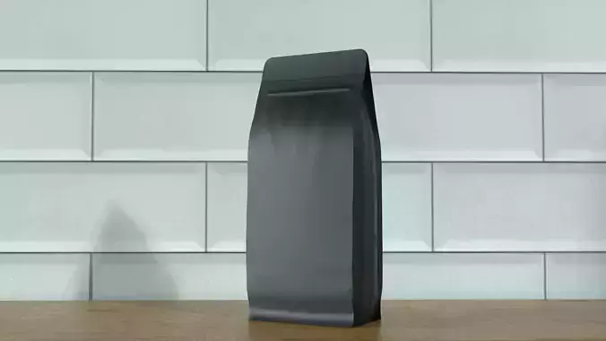 Package Coffee Doypack mock-up pough bag