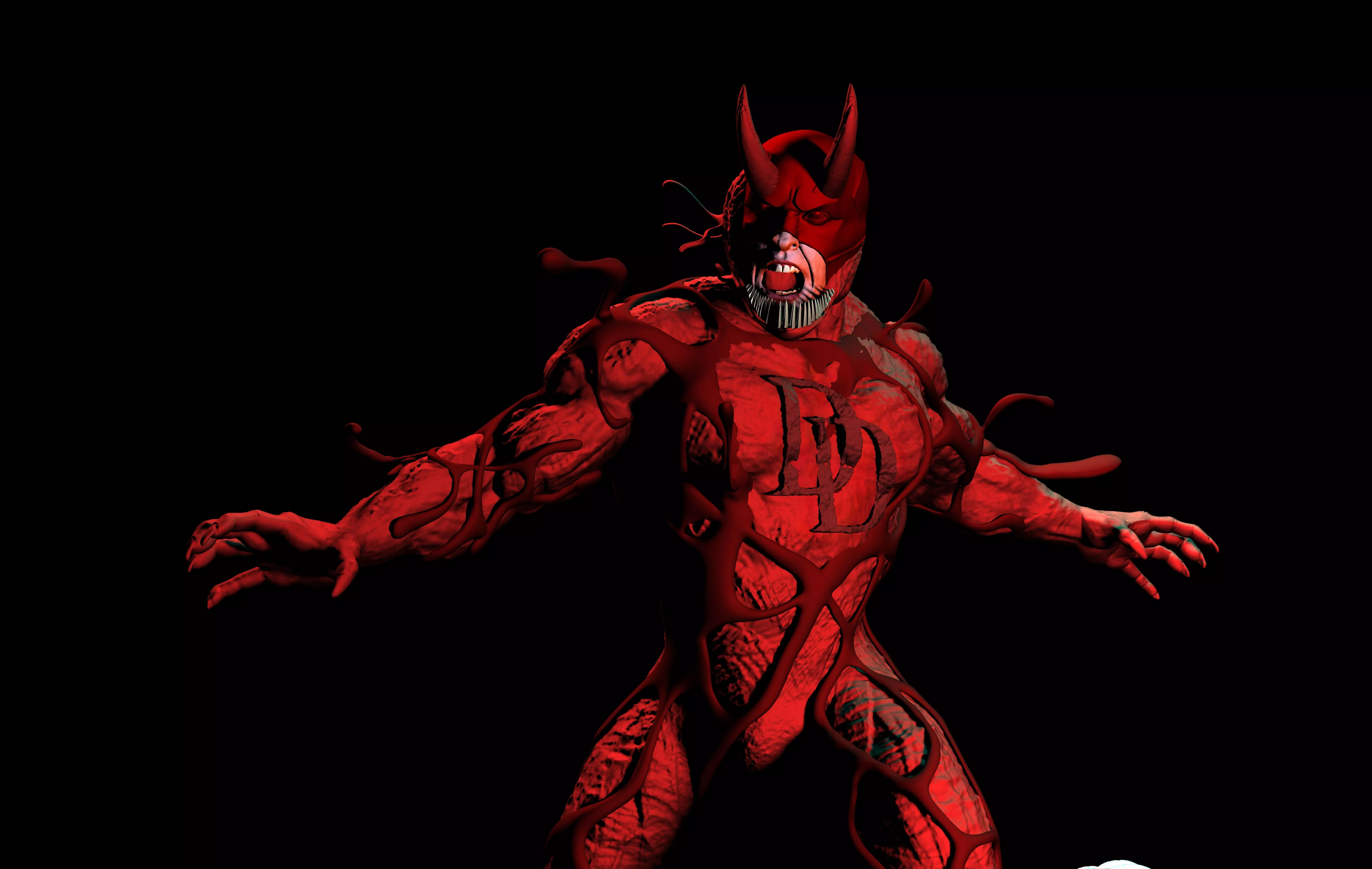 Dare Devil CARNAGE-IZED 3D print model