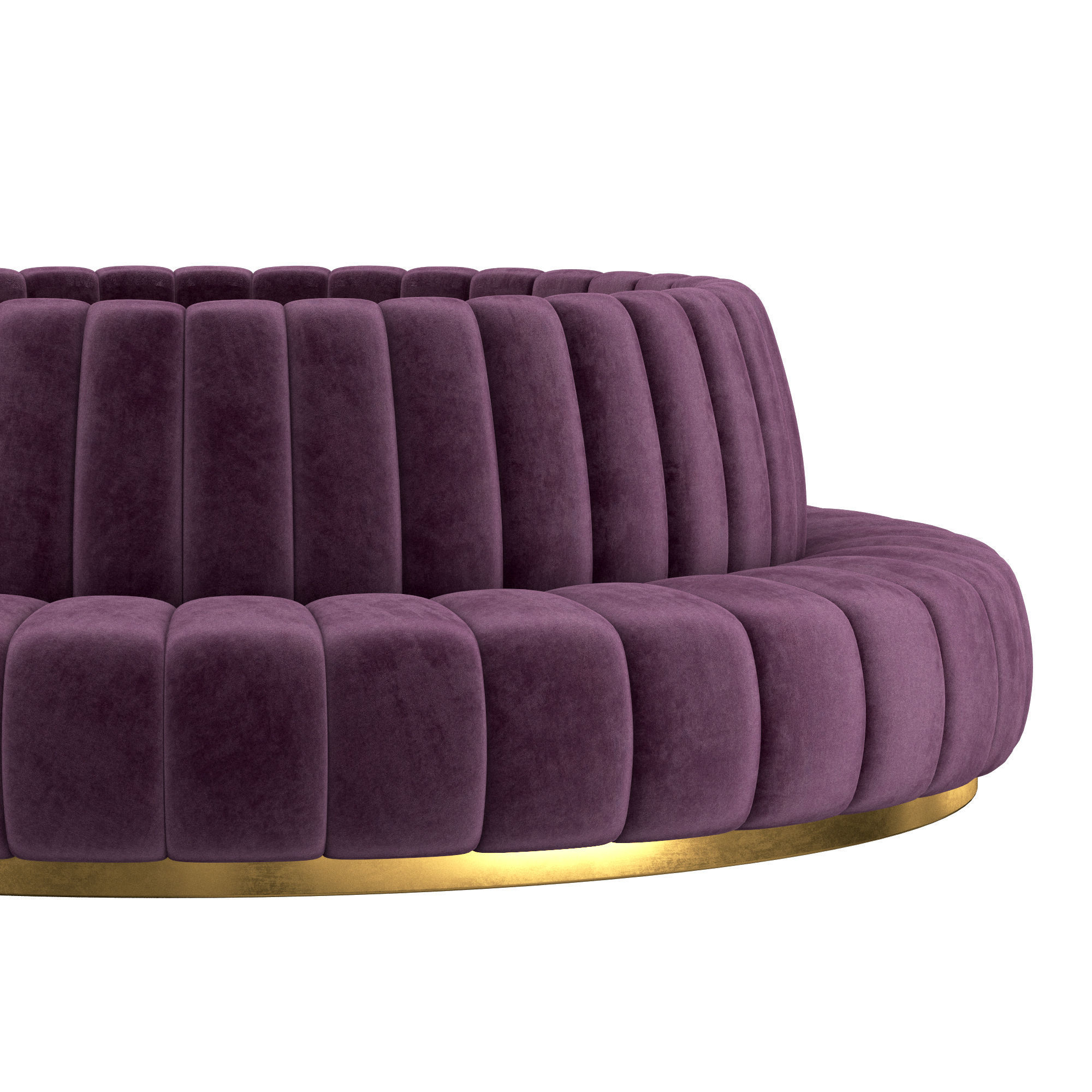 Lobby sofa 010 3D model_2