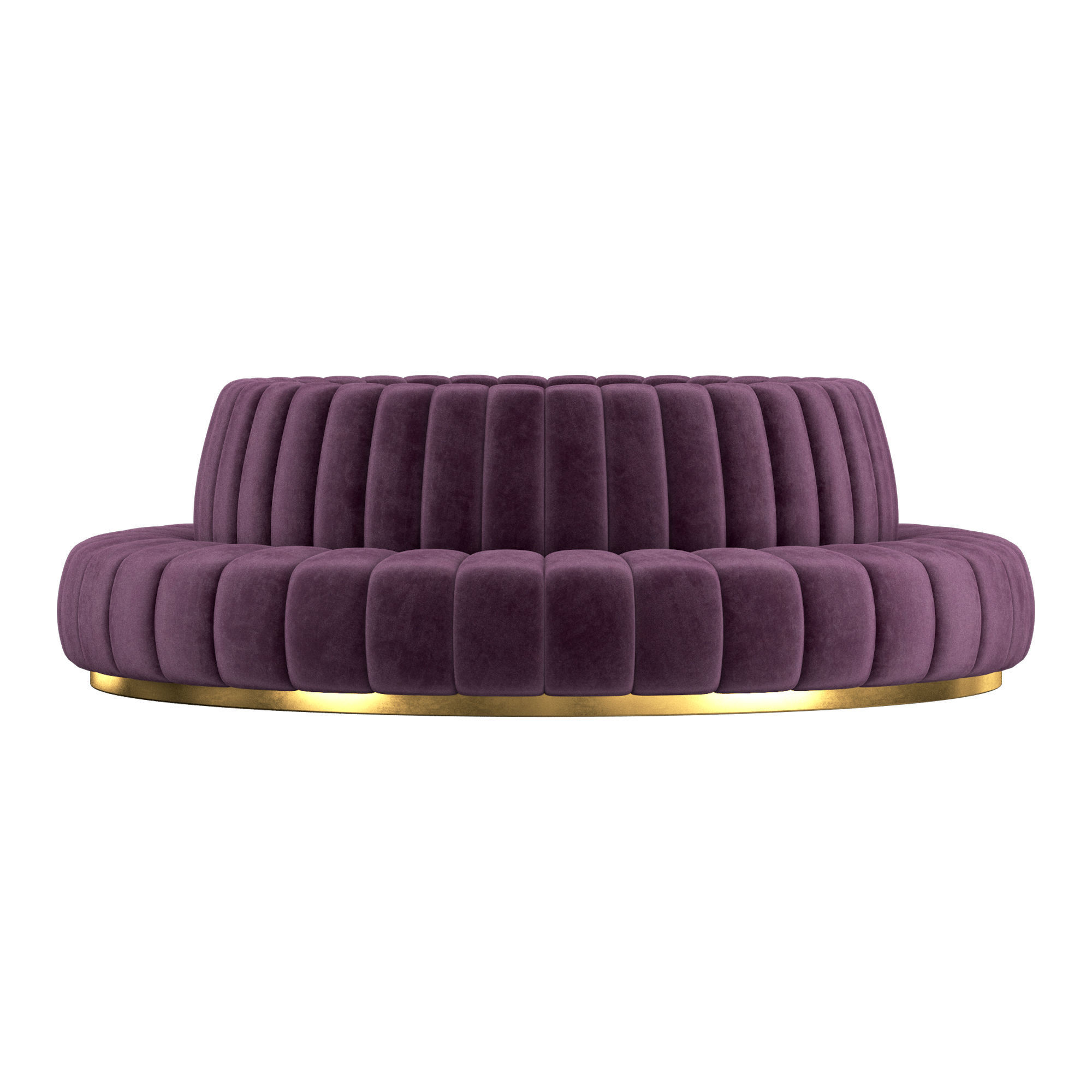 Lobby sofa 010 3D model_3