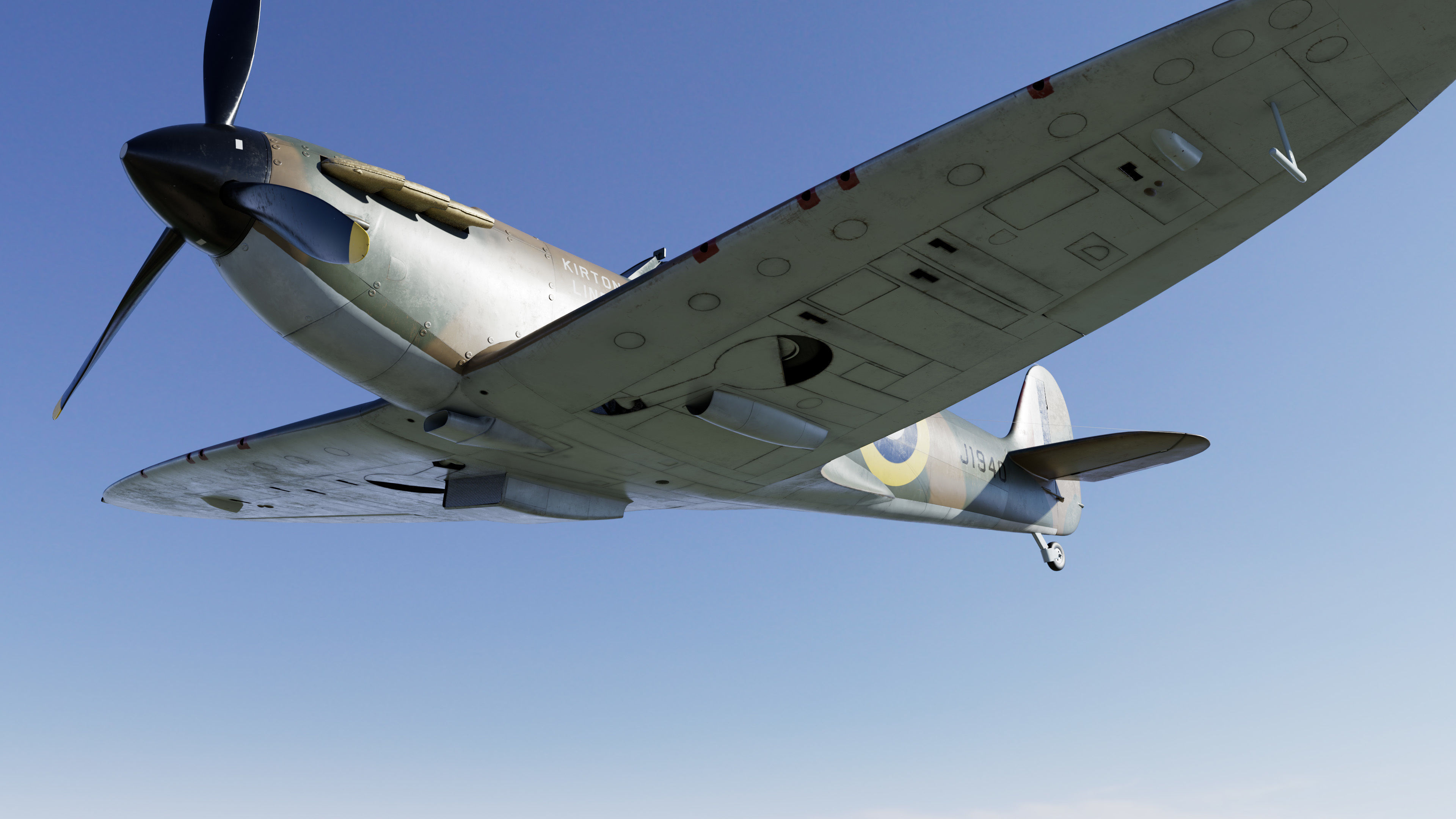 World War 2 Mark 1 Supermarine Spitfire 3D model_7