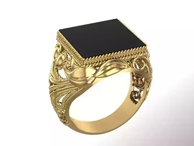 Onix Ring Gold