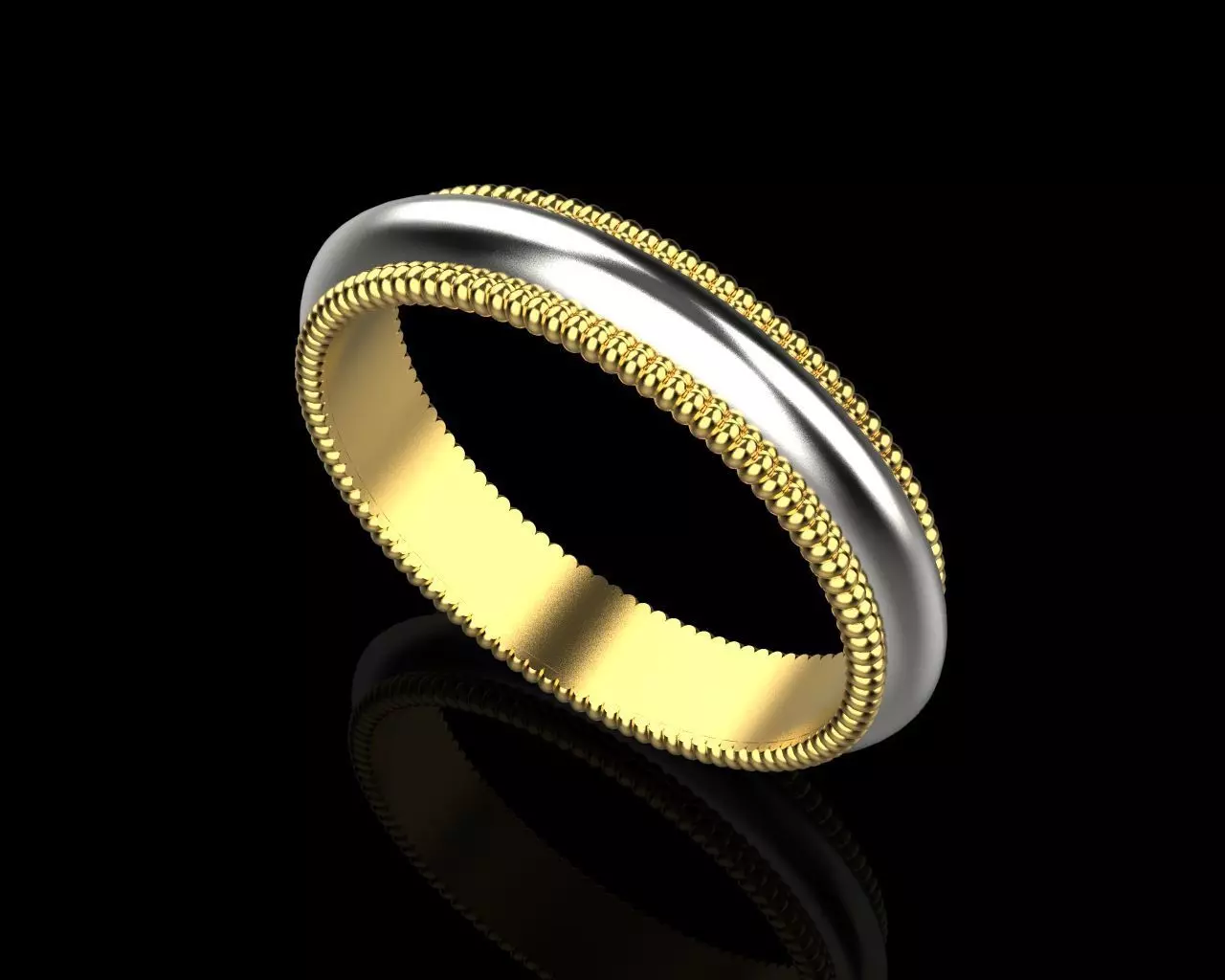 wedding ring 133 3D print model_0