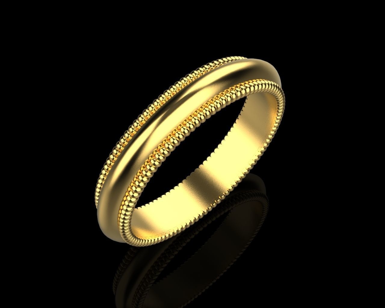 wedding ring 133 3D print model_5