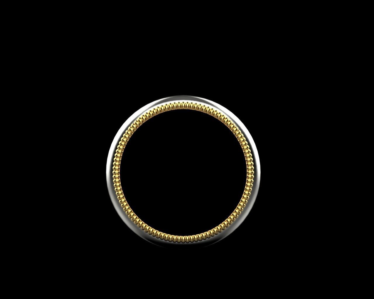 wedding ring 133 3D print model_2