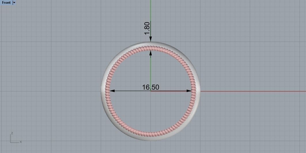 wedding ring 133 3D print model_7