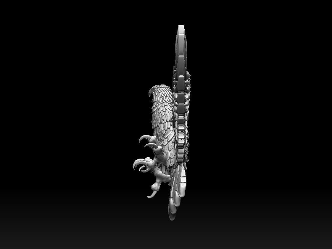 eagle 3D print model_8