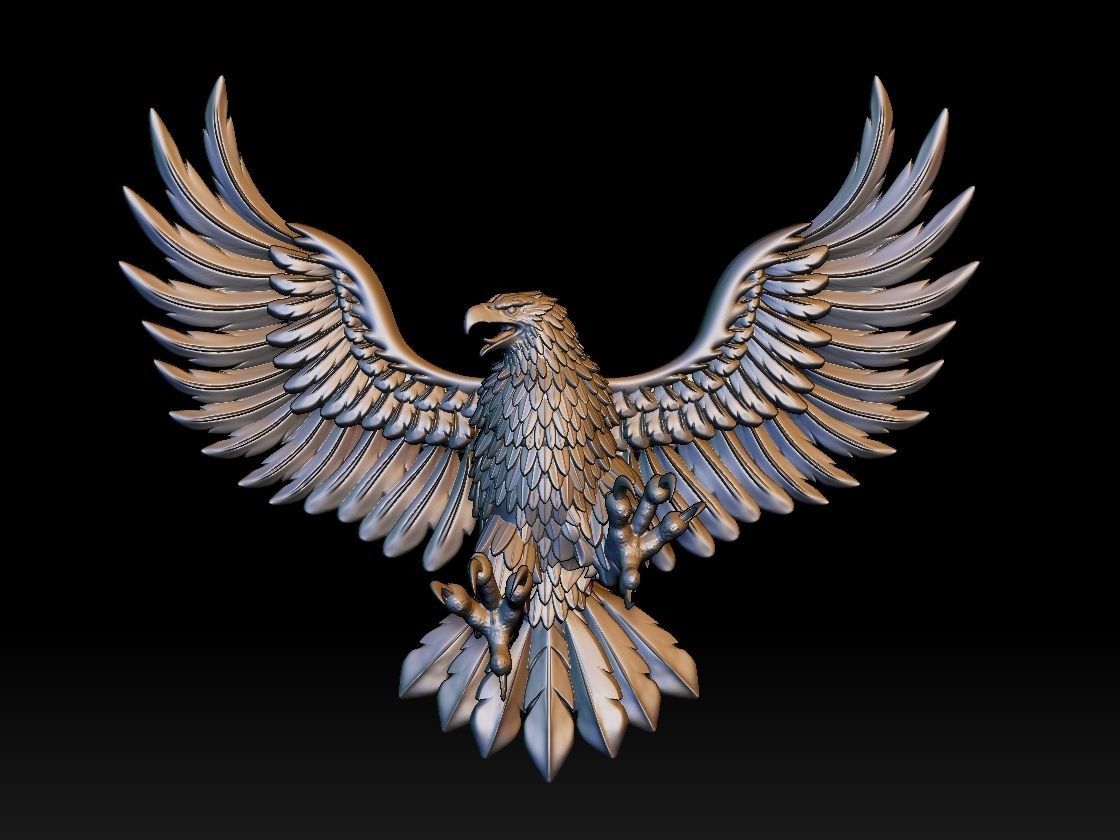 eagle 3D print model_15