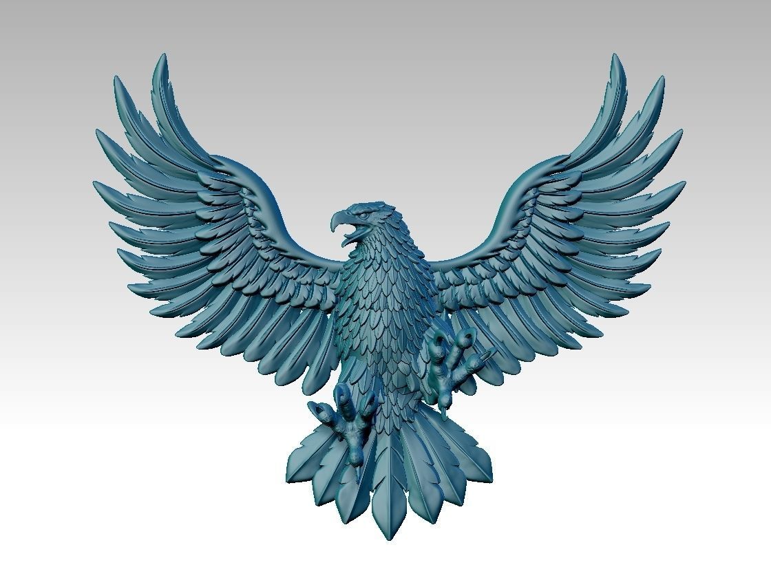 eagle 3D print model_5