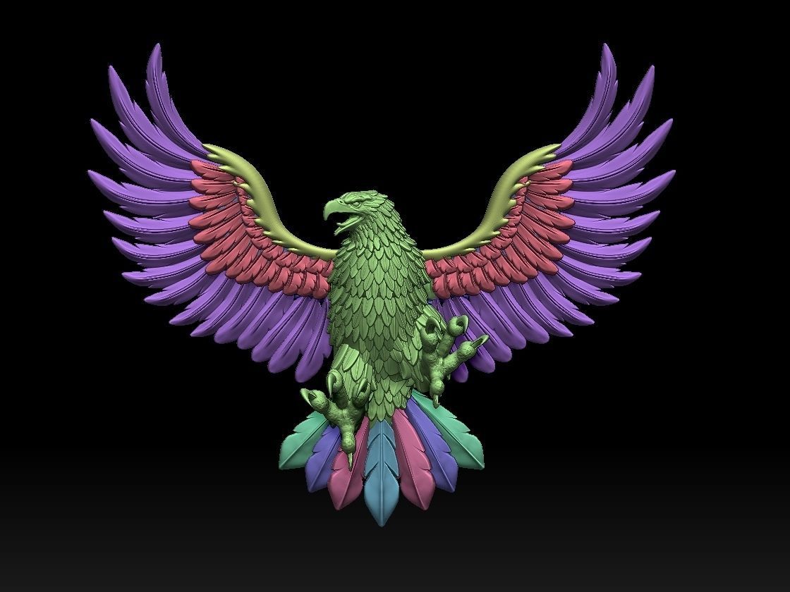 eagle 3D print model_6