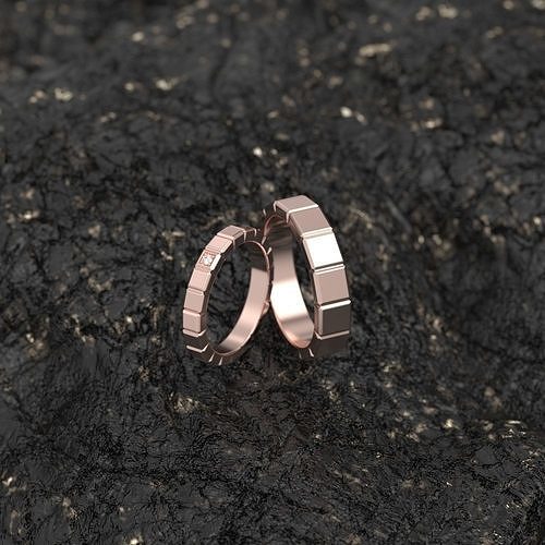 Wedding ring Free 3D print model