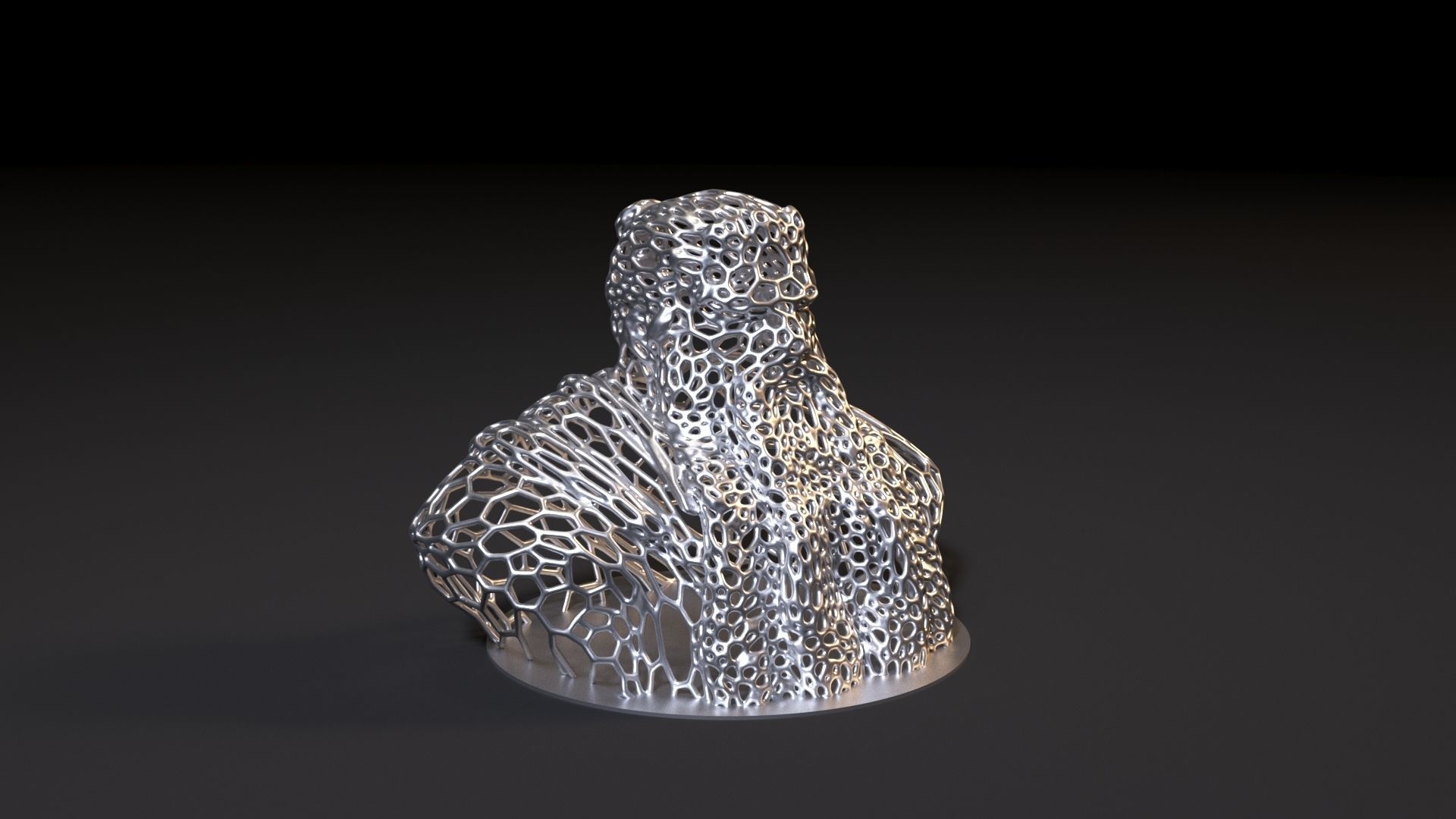 Dwarf bust 3D print model_7
