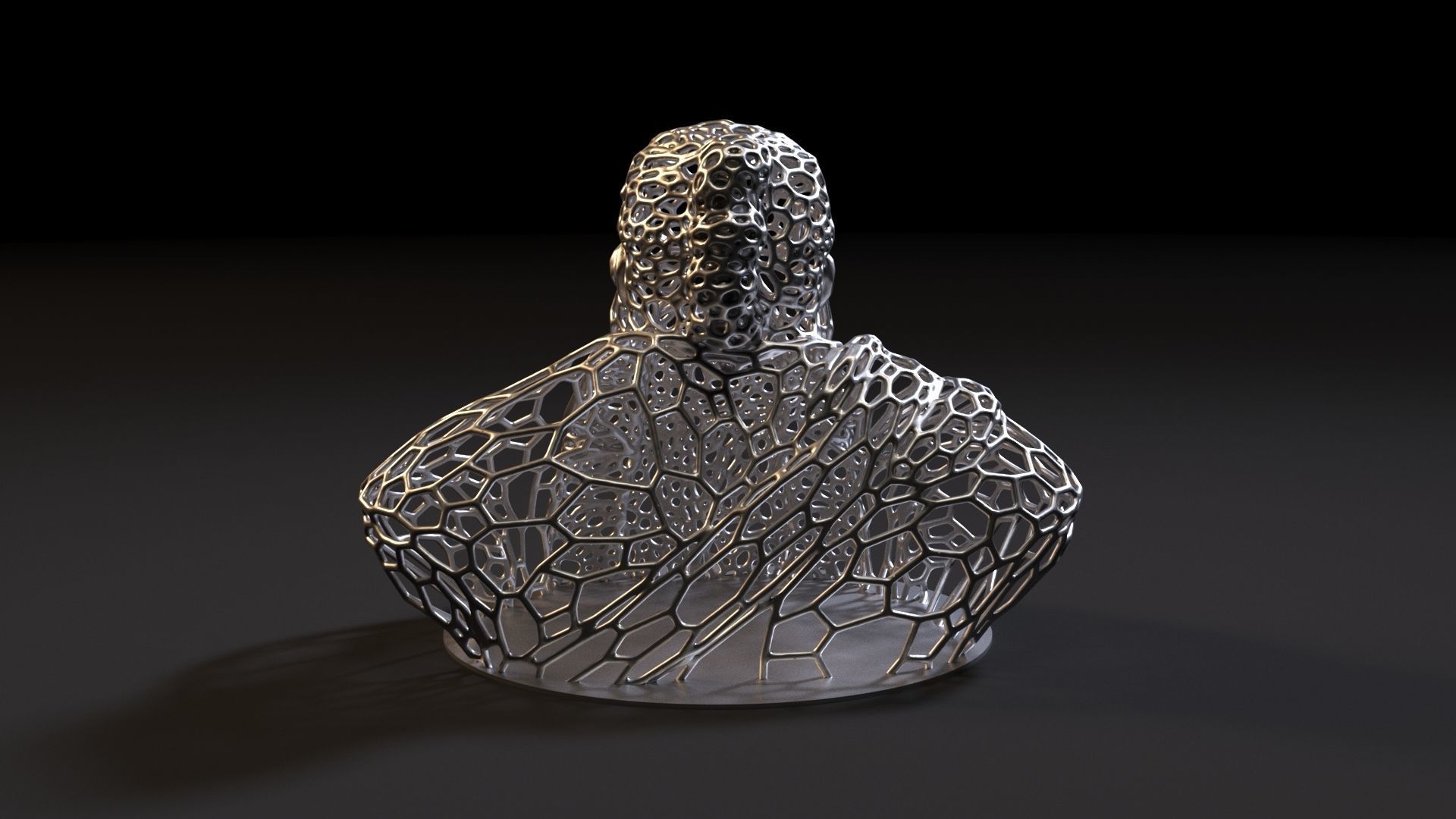 Dwarf bust 3D print model_4