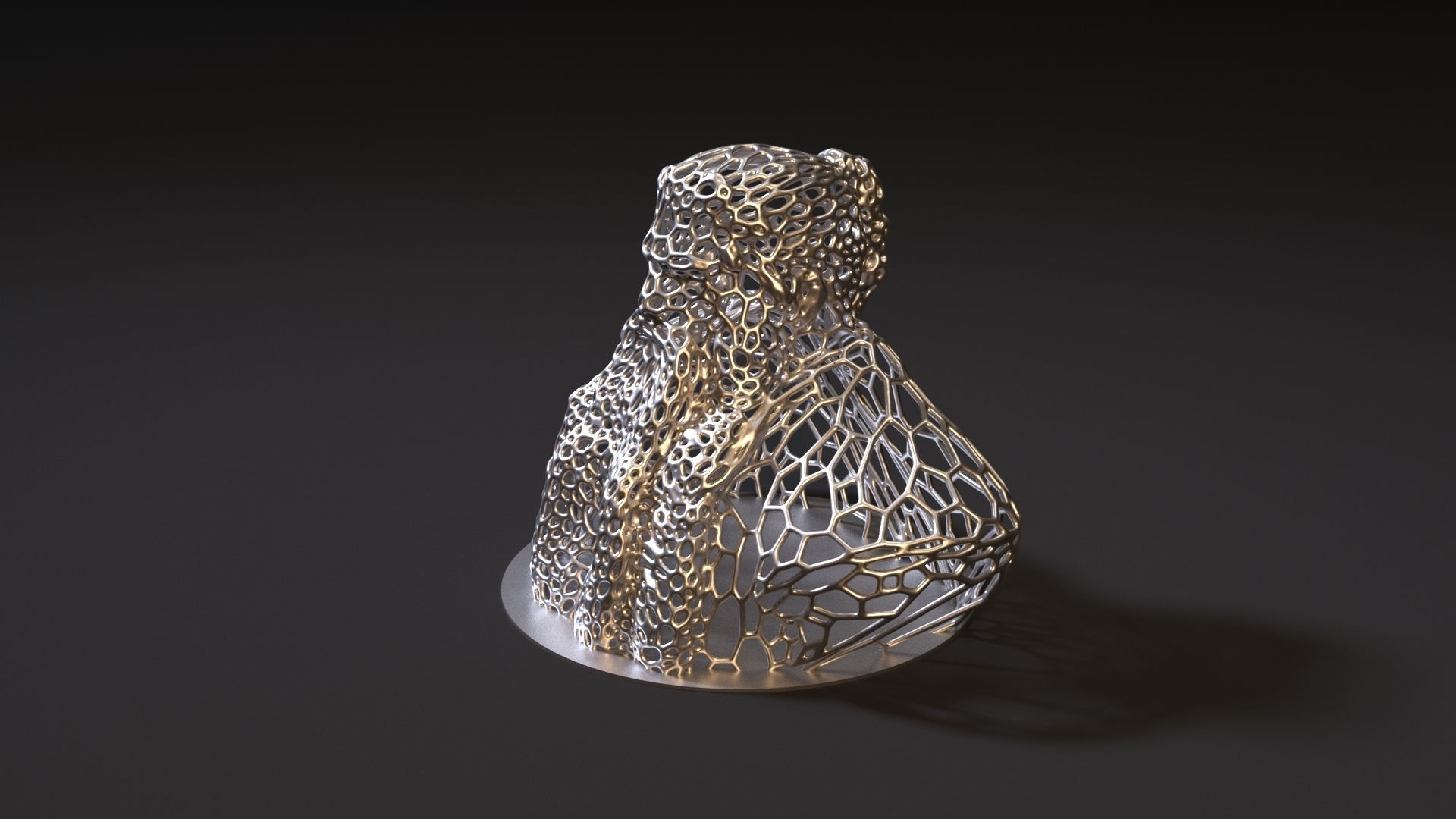 Dwarf bust 3D print model_1