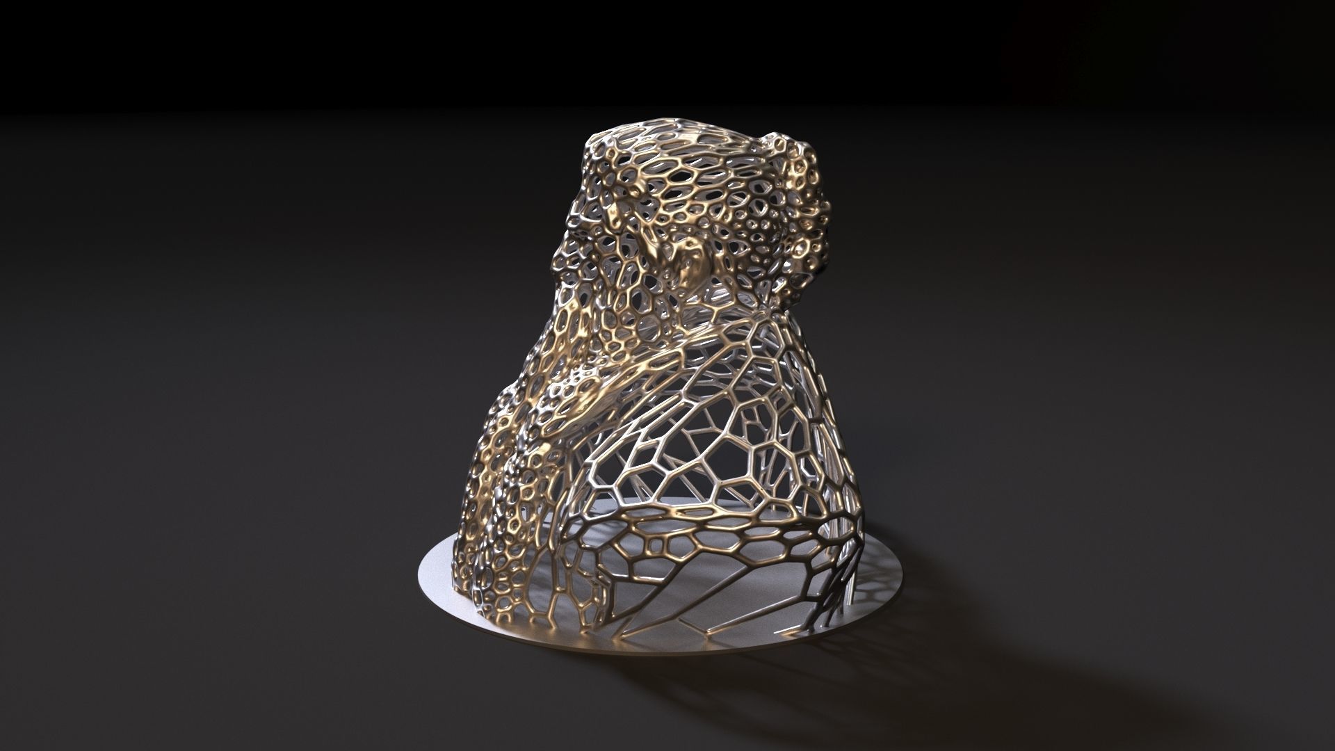 Dwarf bust 3D print model_2