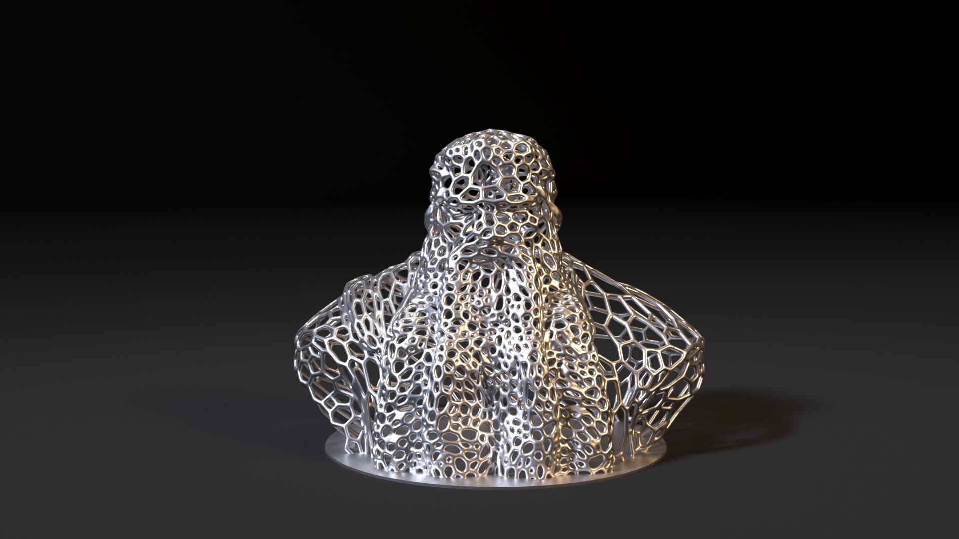 Dwarf bust 3D print model_8