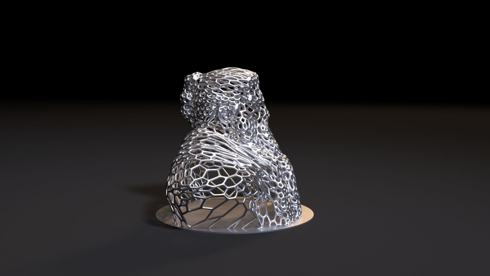 Dwarf bust 3D print model_6