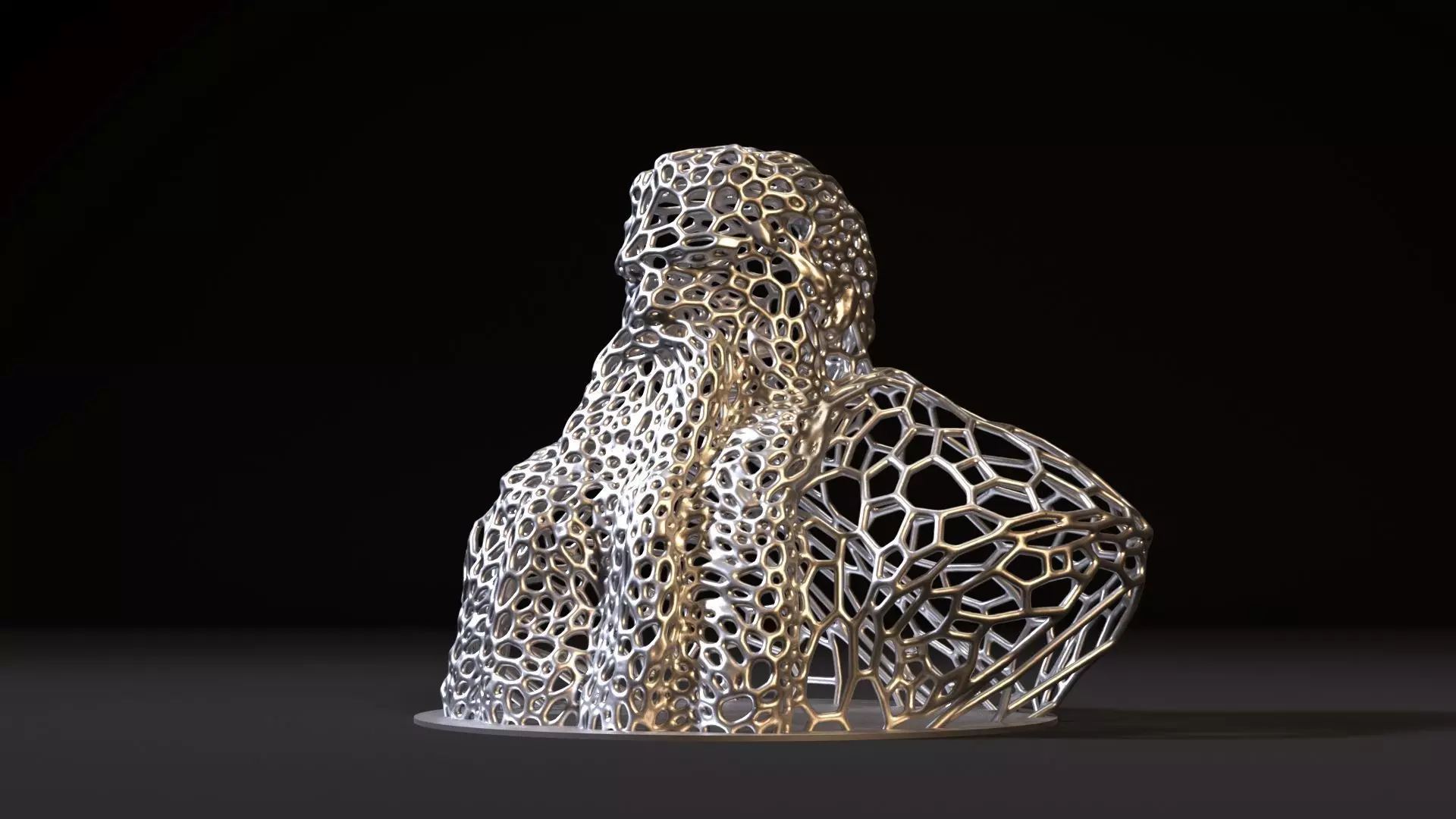 Dwarf bust 3D print model_0