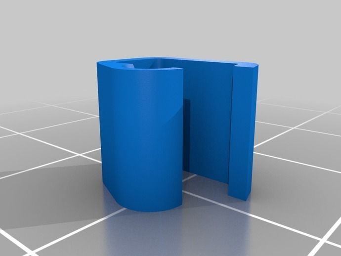175mm Filament Clip 3D print model_16