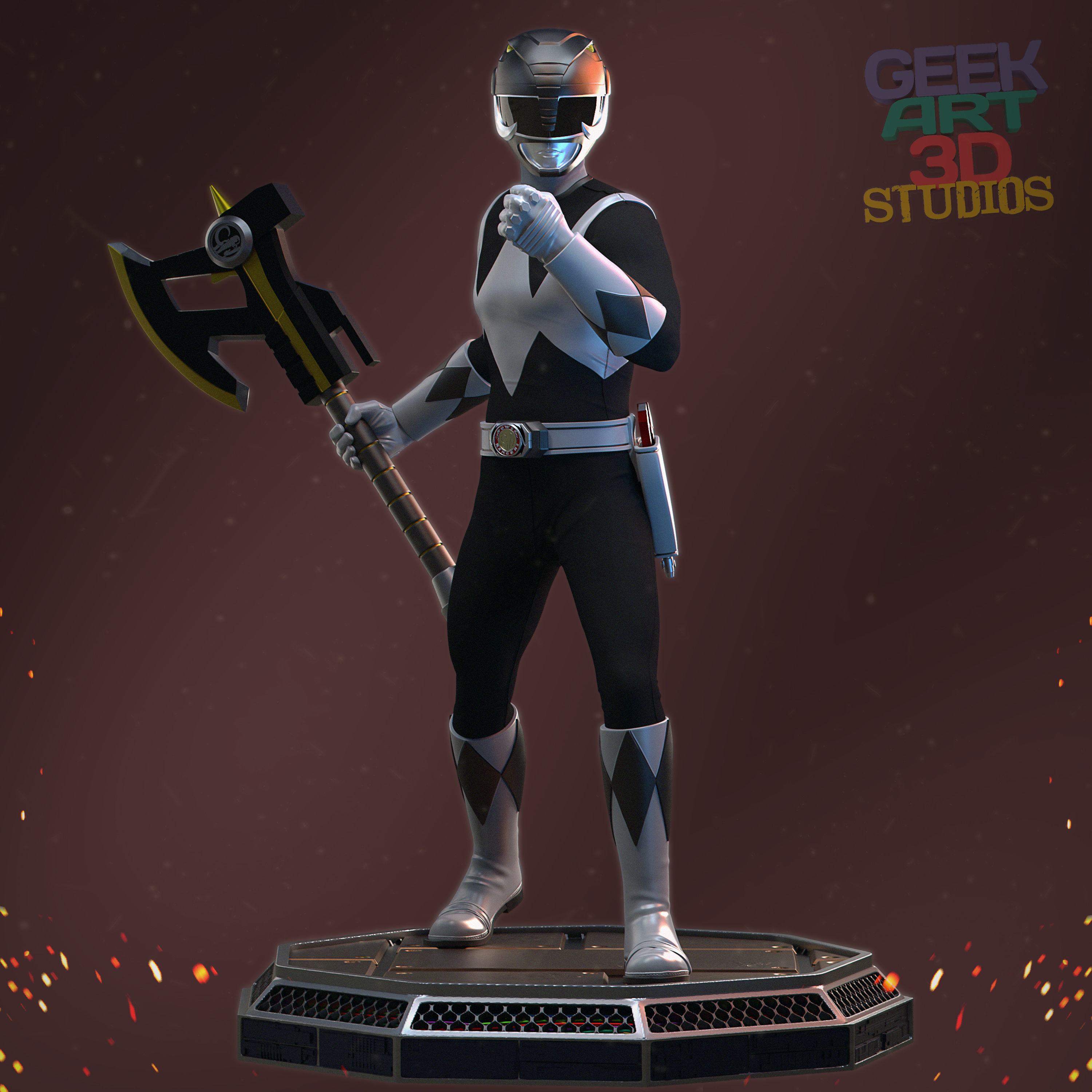 MMPR - Mighty Morphin Power Rangers Collection for 3D Print _6