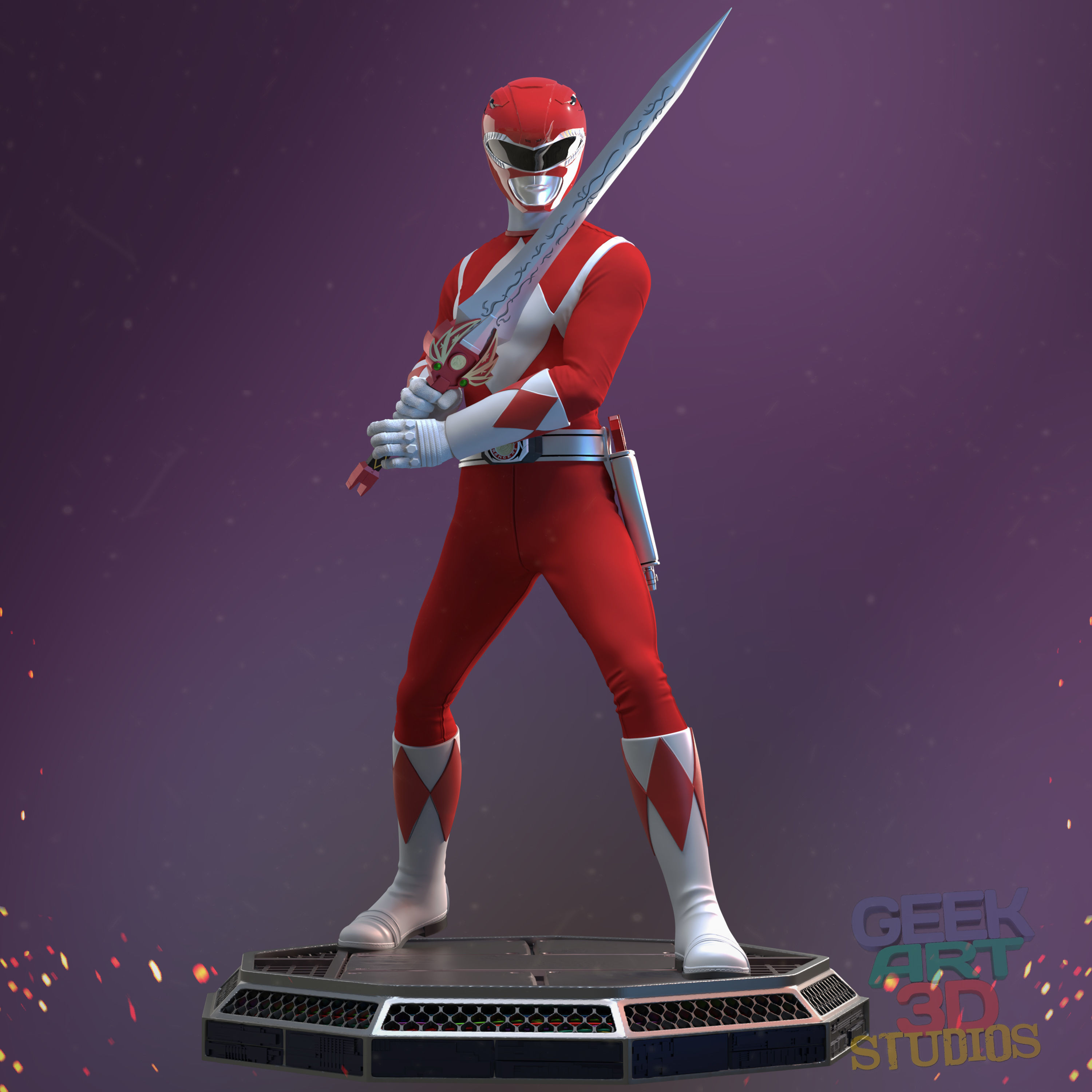 MMPR - Mighty Morphin Power Rangers Collection for 3D Print _5