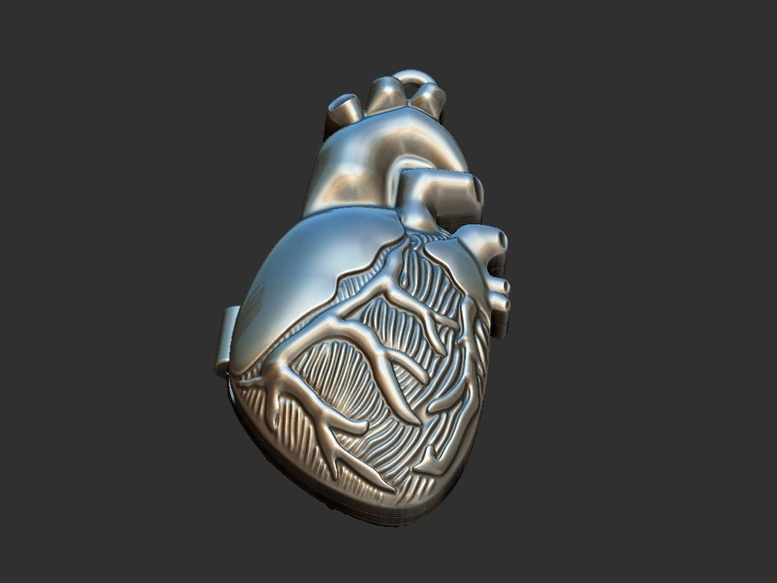 Heart Reliquary - Photo Holder - Relicario 3D print model_21