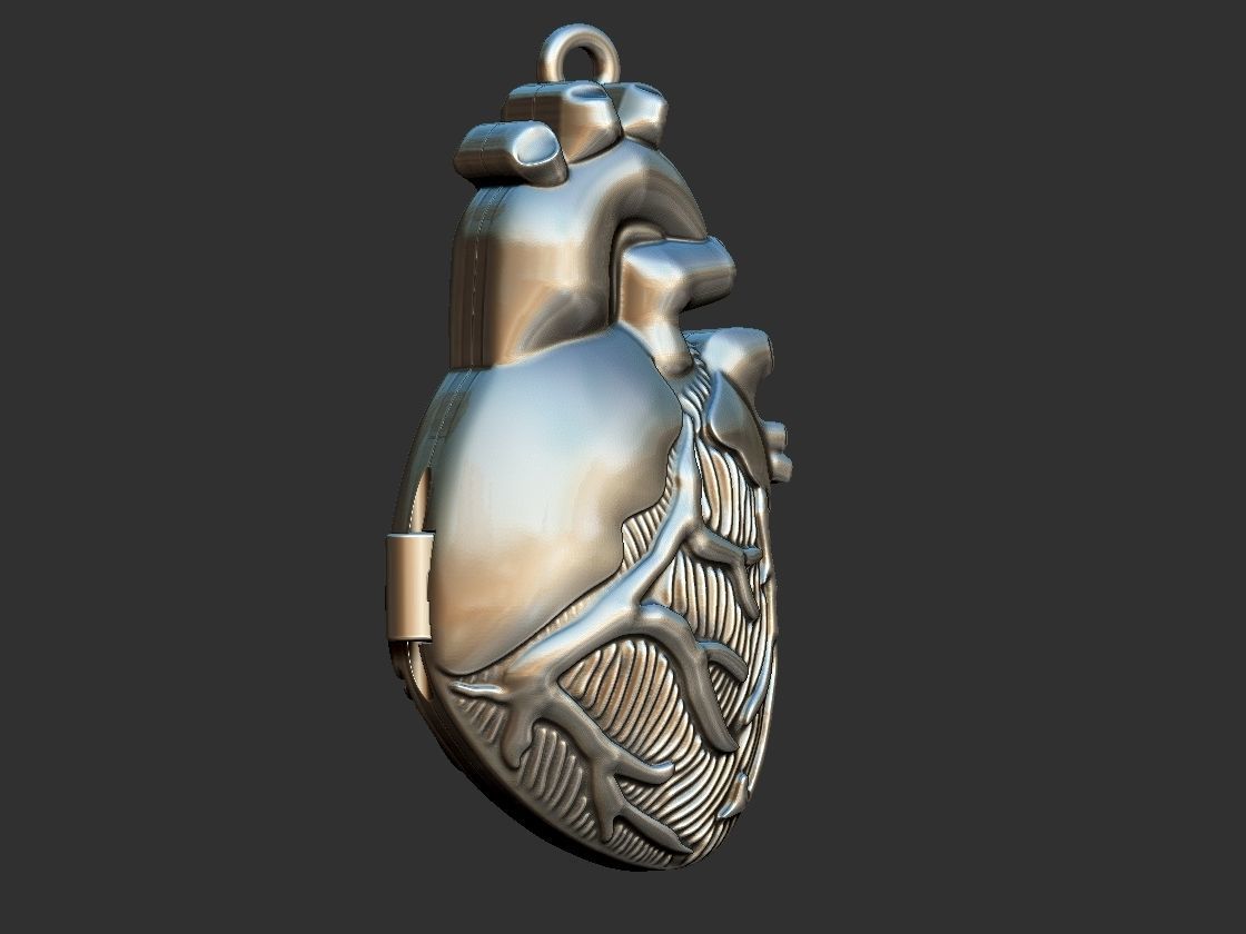 Heart Reliquary - Photo Holder - Relicario 3D print model_20