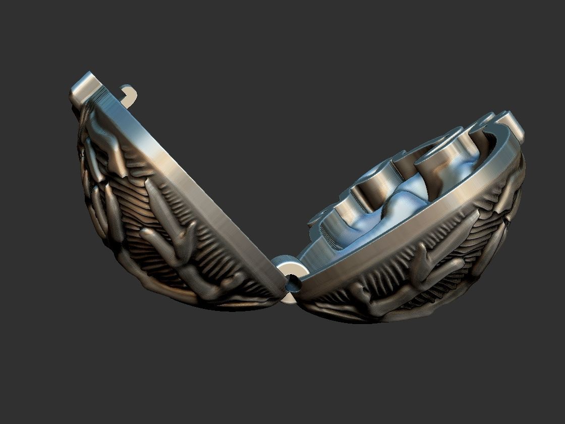 Heart Reliquary - Photo Holder - Relicario 3D print model_10