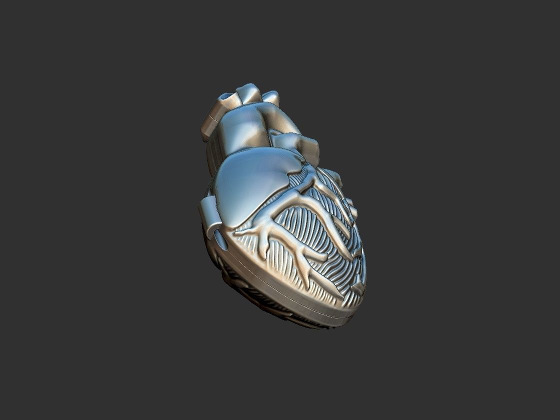 Heart Reliquary - Photo Holder - Relicario 3D print model_4