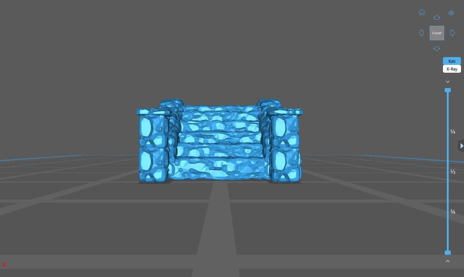 Stone Bridge  3D print model_16