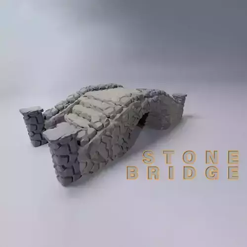 Stone Bridge  3D print model