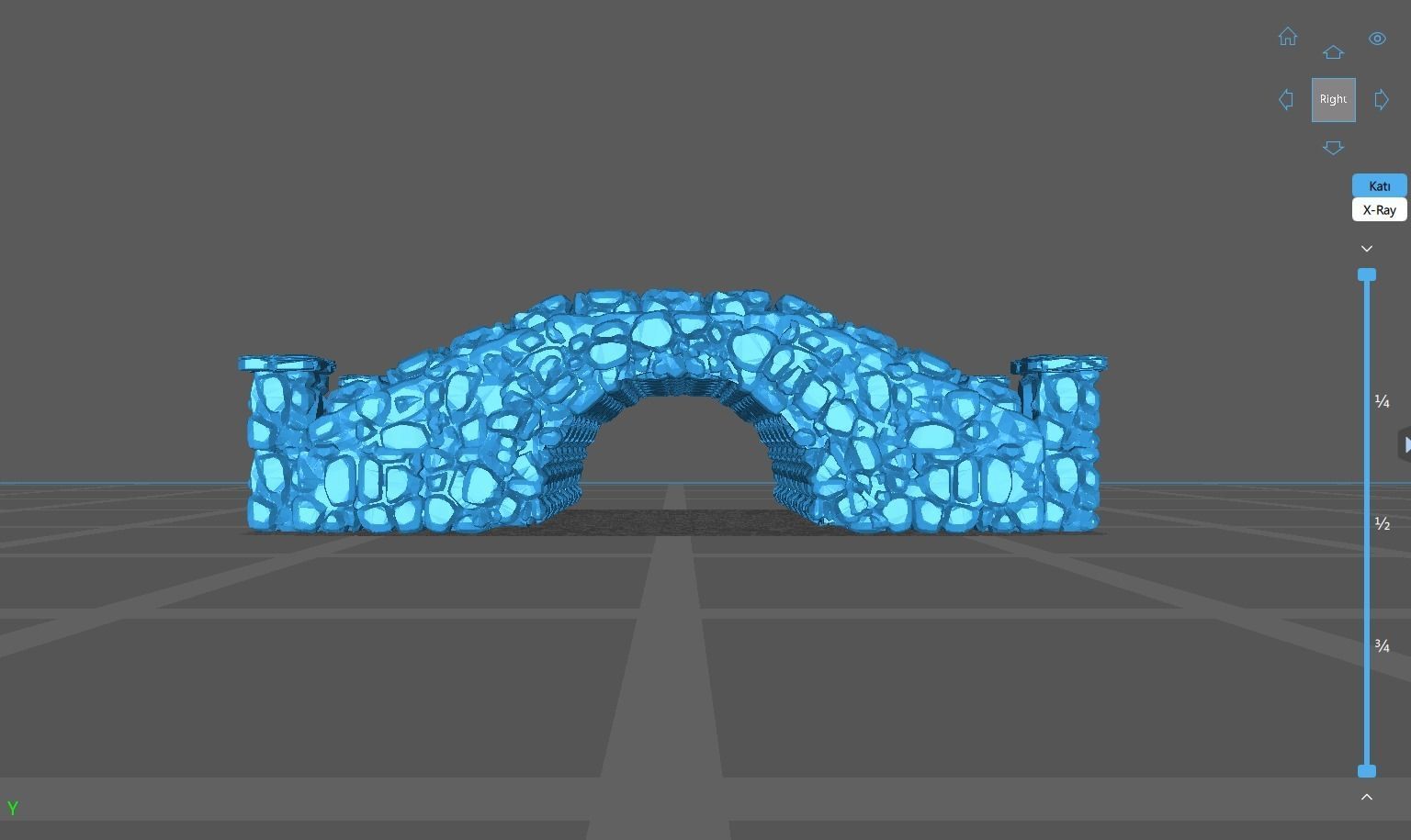Stone Bridge  3D print model_17