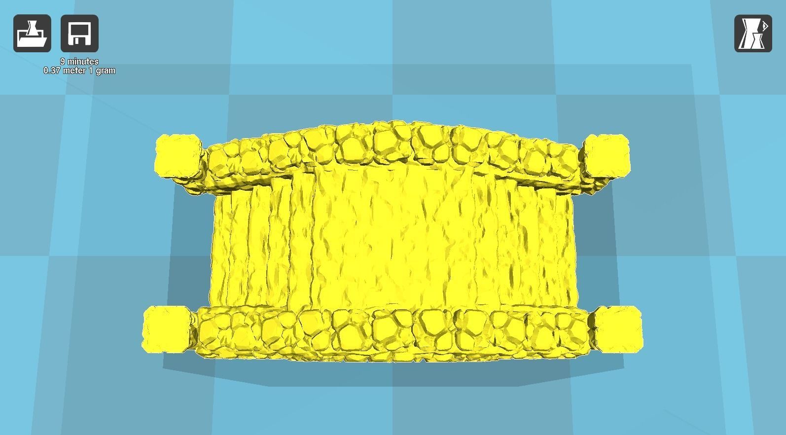 Stone Bridge  3D print model_21