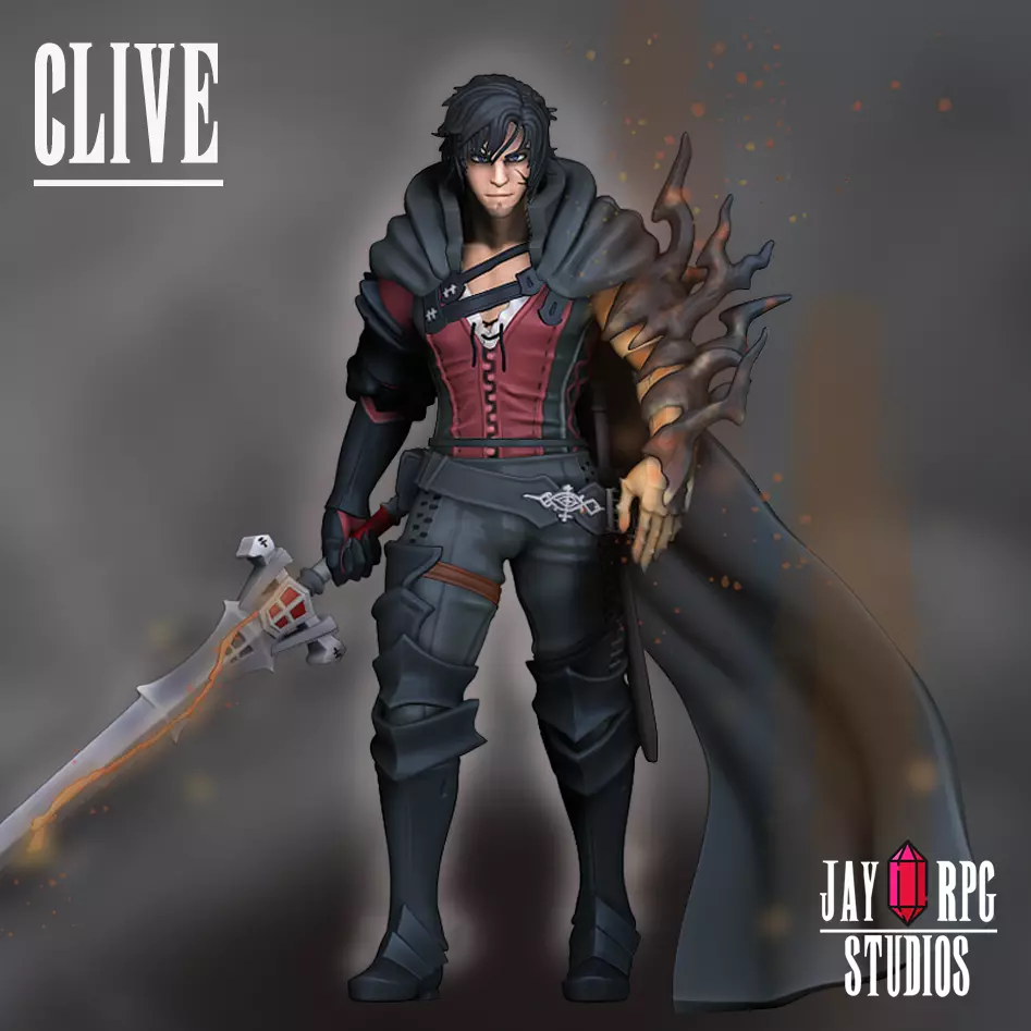 CLIVE ROSFIELD - FFXVI FINAL FANTASY 16 3D PRINT MODEL 3D print model_0