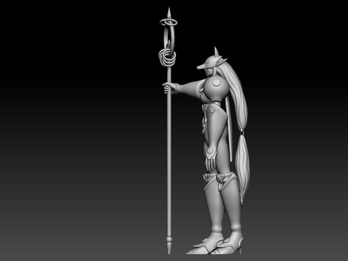 Renamon Entire Evolution Pack 3D print model_18