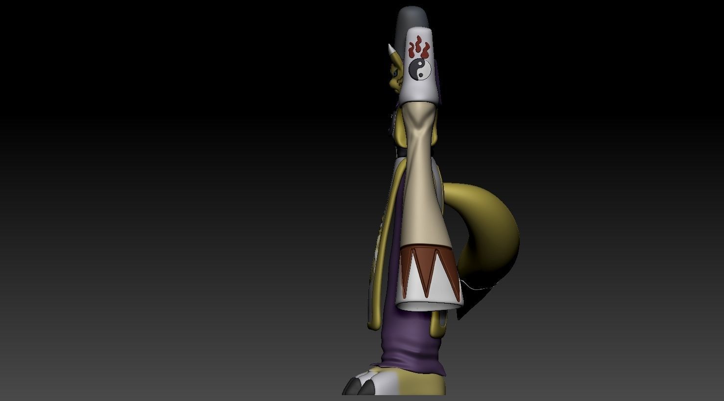 Renamon Entire Evolution Pack 3D print model_9