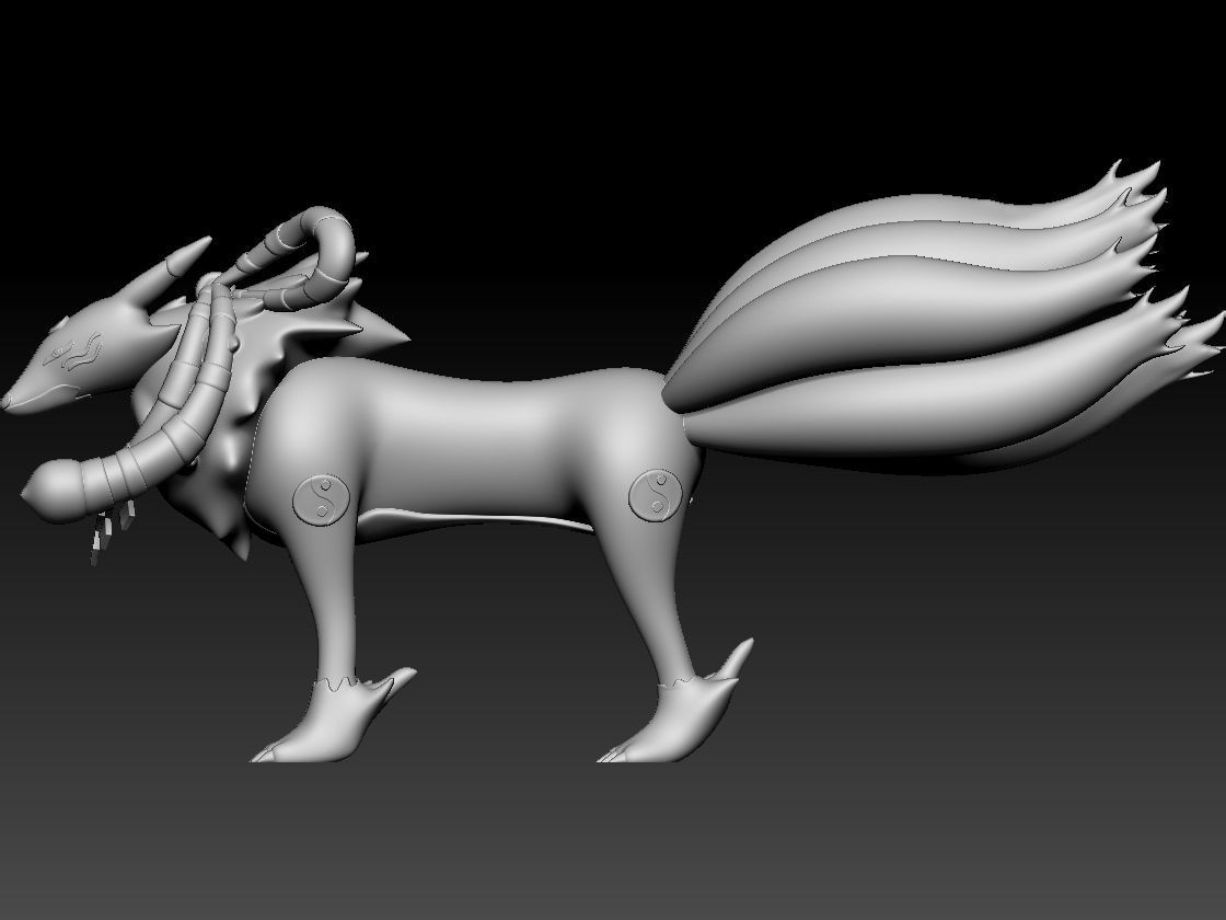 Renamon Entire Evolution Pack 3D print model_10