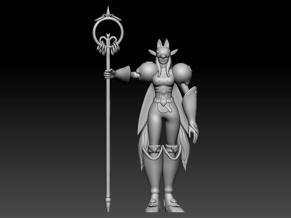 Renamon Entire Evolution Pack 3D print model_34