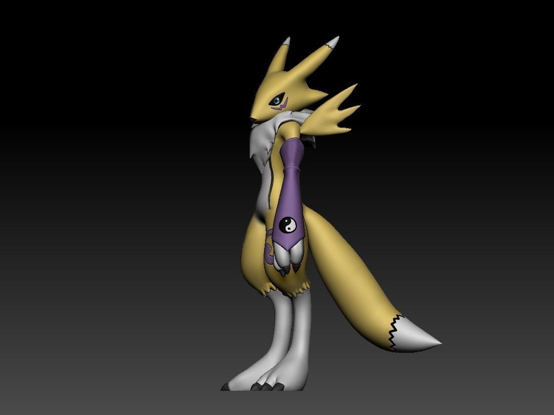 Renamon Entire Evolution Pack 3D print model_23
