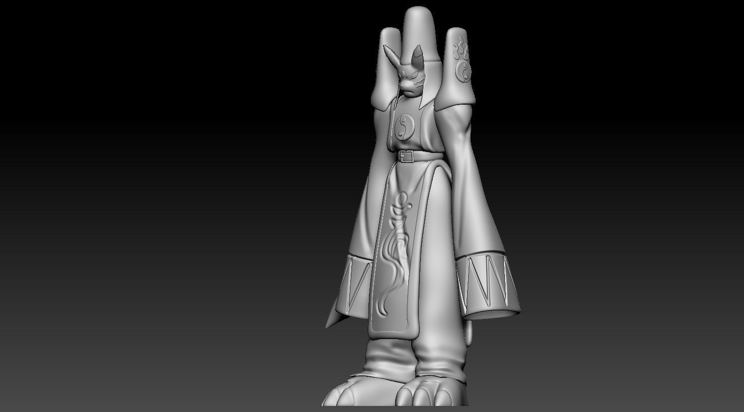 Renamon Entire Evolution Pack 3D print model_7