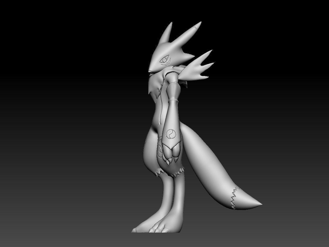 Renamon Entire Evolution Pack 3D print model_24