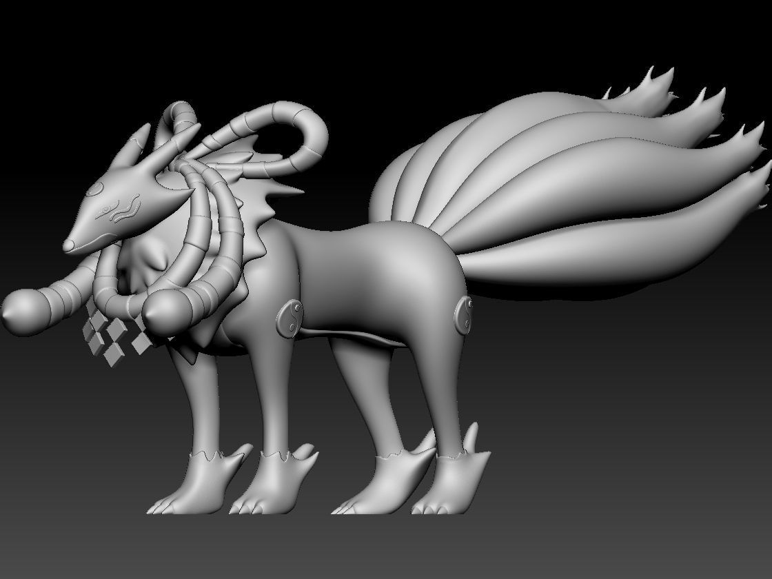 Renamon Entire Evolution Pack 3D print model_6