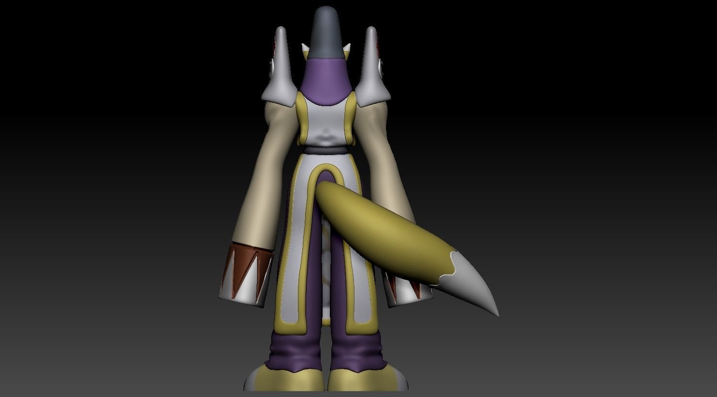 Renamon Entire Evolution Pack 3D print model_17