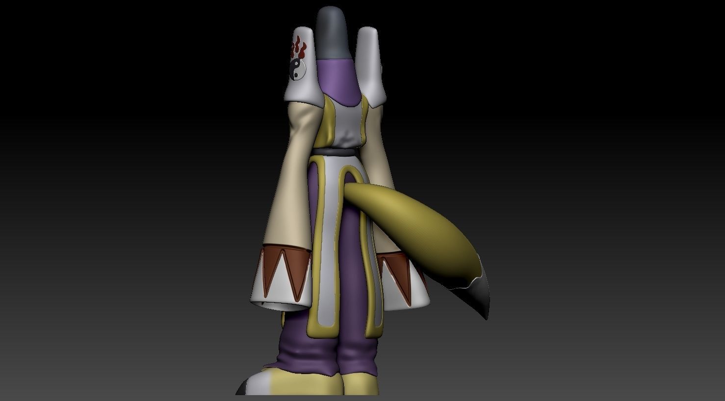 Renamon Entire Evolution Pack 3D print model_14