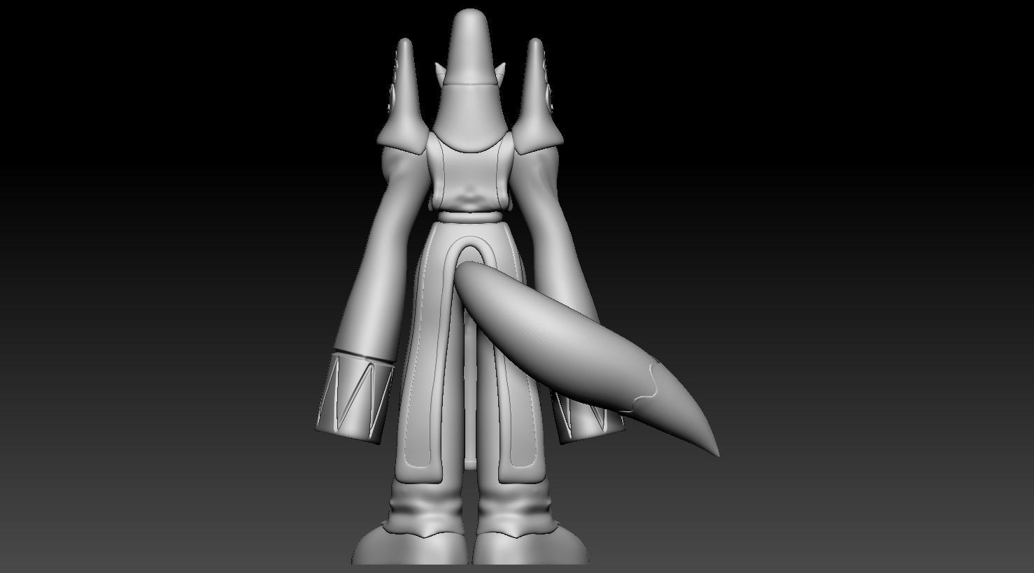 Renamon Entire Evolution Pack 3D print model_19