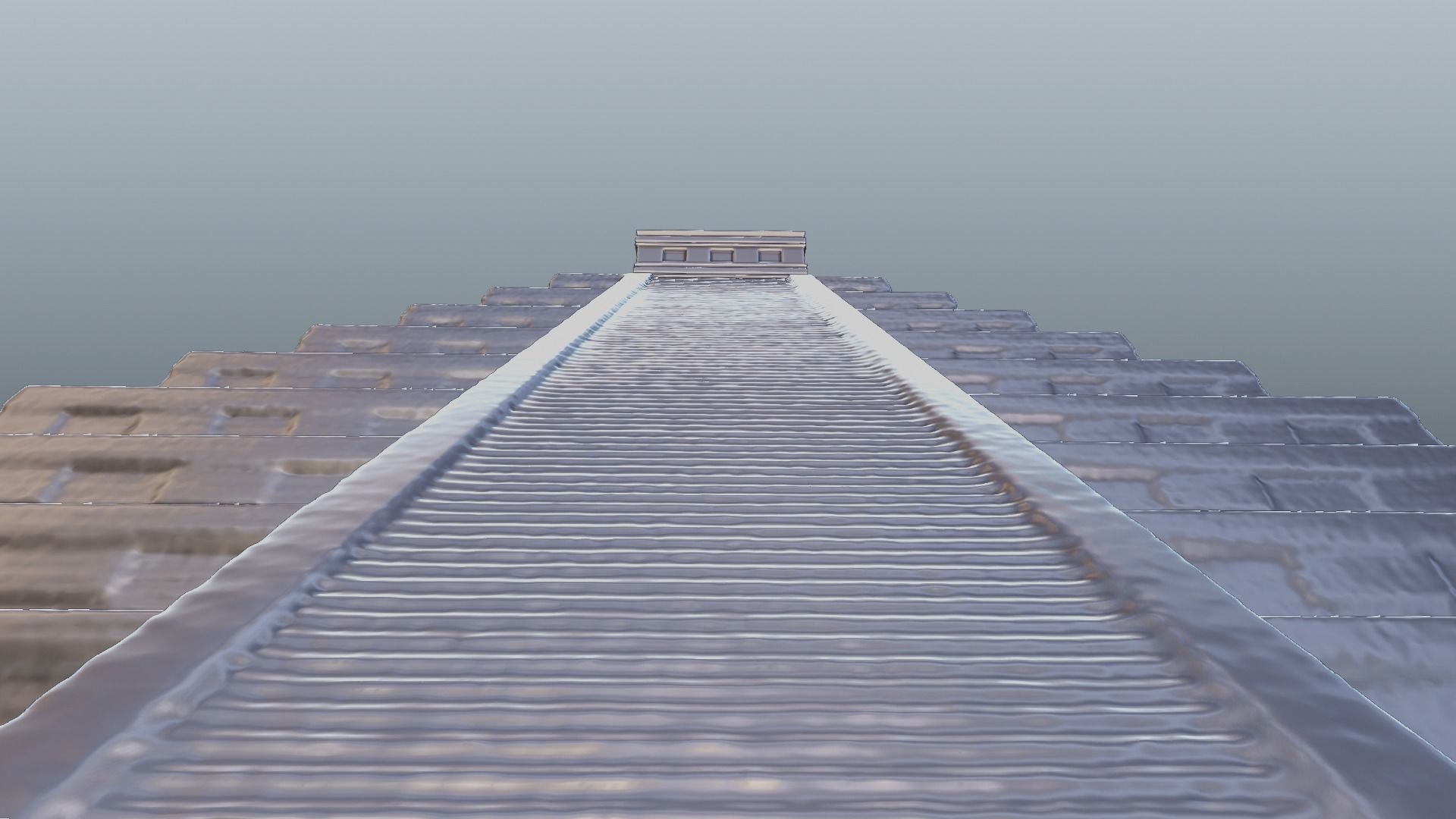 Chichen Itza Rebuilt Landscape and 3D Printable 3D model_48