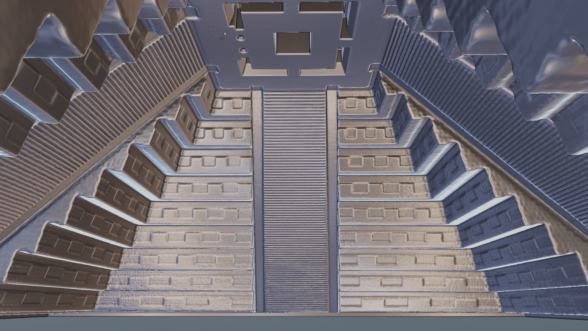 Chichen Itza Rebuilt Landscape and 3D Printable 3D model_30