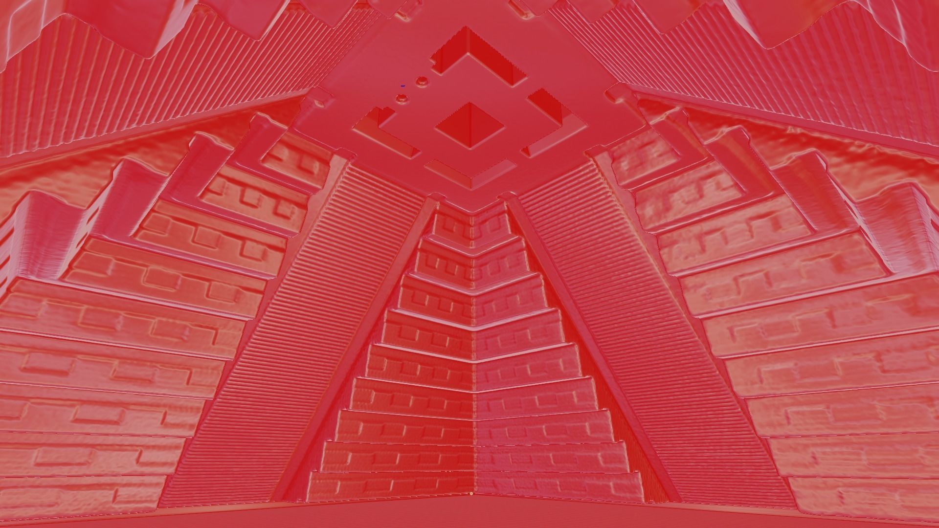 Chichen Itza Rebuilt Landscape and 3D Printable 3D model_52